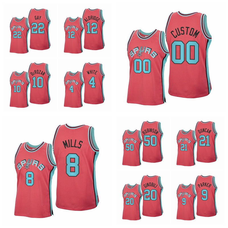 Custom Mens Tim 21 Duncan DeMar 10 DeRozan Jersey San Antonio Team Manu 20 Ginobili newReload Pink 2020
Custom Mens Tim 21 Duncan DeMar 10 DeRozan Jersey San Antonio Team Manu 20 Ginobili newReload Pink 2020
