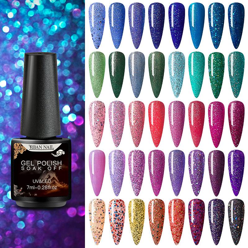 RBAN NAIL 4Pcs set Nail Glitter Color Gel Polish Set Pink Glitter Sequins Gel Semi Permanent Soak Off UV LED Varnish, Zh14158
RBAN NAIL 4Pcs set Nail Glitter Color Gel Polish Set Pink Glitter Sequins Gel Semi Permanent Soak Off UV LED Varnish, Zh14158