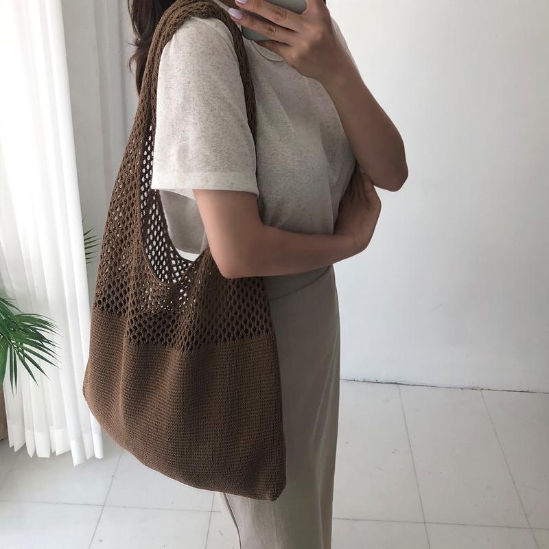 Evening Bags Hollow Woven Women's Shoulder Bag Knitted Handbag Leisure Large Capacity Summer Beach Wallet Shopper
Evening Bags Hollow Woven Women's Shoulder Bag Knitted Handbag Leisure Large Capacity Summer Beach Wallet Shopper