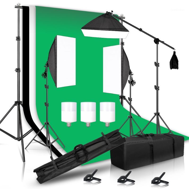 Photography Lighting Kit Including 2x2M Photo Background Muslin Backdrops & Softbox & Light Stand &Portable Bag For Photo Studio1
Photography Lighting Kit Including 2x2M Photo Background Muslin Backdrops & Softbox & Light Stand &Portable Bag For Photo Studio1