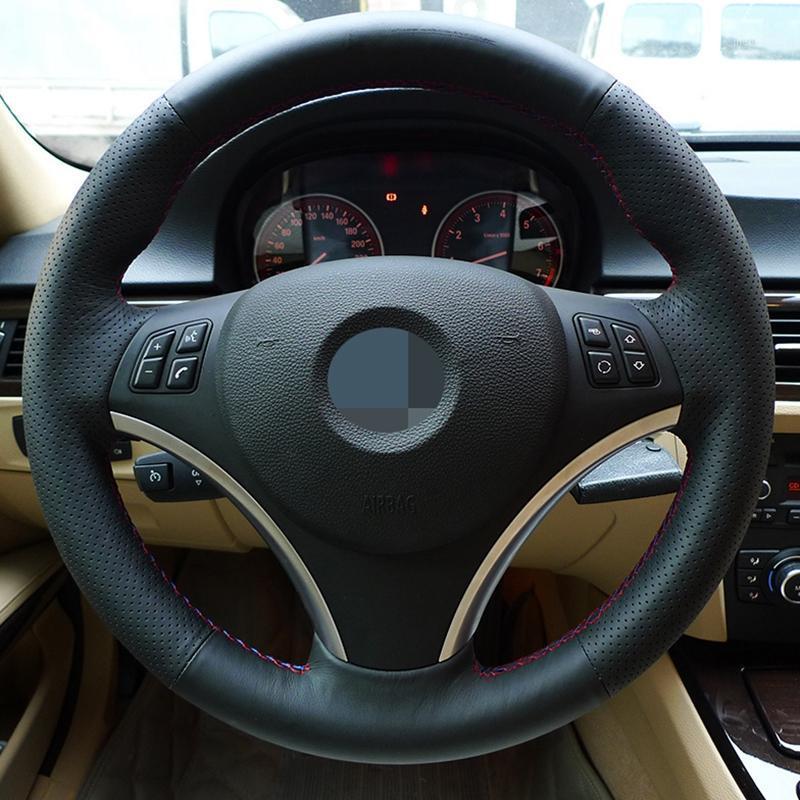 Black Artificial Leather Hand sewing Car Steering Wheel Cover for 335i 330i 325i 320i E90 E87 120i 130i 120d car Accessories1
Black Artificial Leather Hand sewing Car Steering Wheel Cover for 335i 330i 325i 320i E90 E87 120i 130i 120d car Accessories1