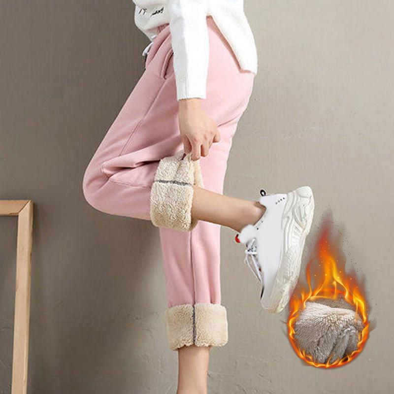 2020 Winter Women Harem Pants Gym Sweatpants Solid Thick Warm Female Casual Pants Women Sport Running Workout Fleece Trousers, Black
2020 Winter Women Harem Pants Gym Sweatpants Solid Thick Warm Female Casual Pants Women Sport Running Workout Fleece Trousers, Black