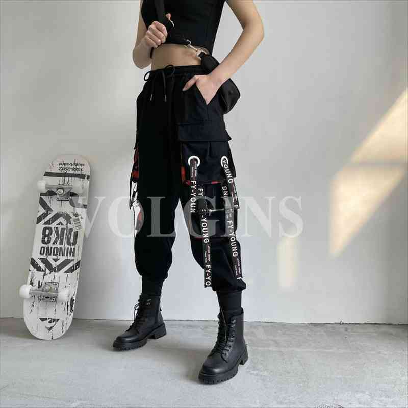hip hop cargo pants woman streetwear fashion jogger trousers casual harem pants harajuku loose high waist woman, Black;white
hip hop cargo pants woman streetwear fashion jogger trousers casual harem pants harajuku loose high waist woman, Black;white