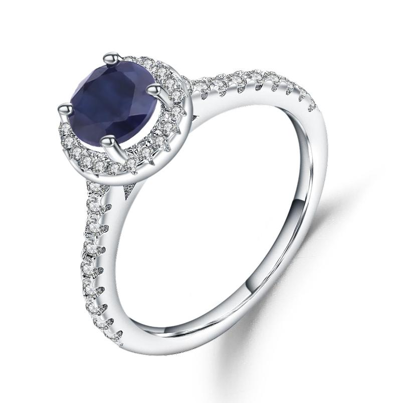 Cluster Rings Gem's Ballet 1.84Ct Natural Round Blue Sapphire Gemstone Engagement Ring For Women 925 Sterling Silver Fine Jewelry
Cluster Rings Gem's Ballet 1.84Ct Natural Round Blue Sapphire Gemstone Engagement Ring For Women 925 Sterling Silver Fine Jewelry