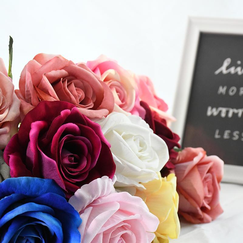 Beautiful 10cm Artificial Rose Flower DIY Simulation Bouquet Favors Flannel Flowers Wedding Home Fleurs Decor Garden Crafts1, F10
Beautiful 10cm Artificial Rose Flower DIY Simulation Bouquet Favors Flannel Flowers Wedding Home Fleurs Decor Garden Crafts1, F10