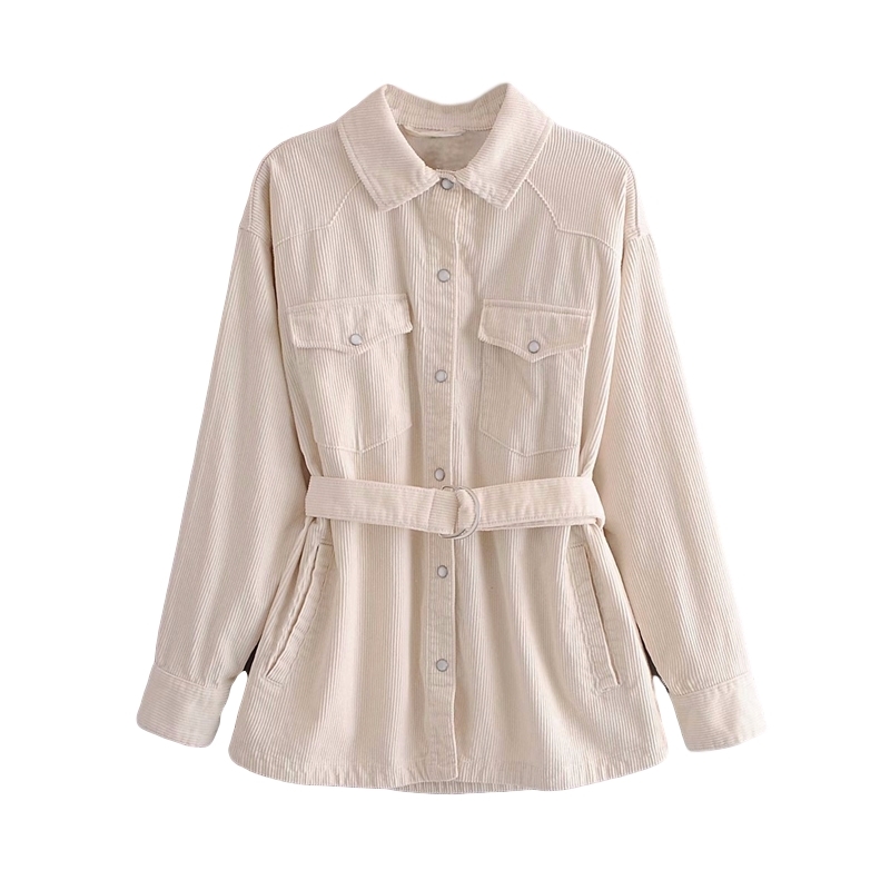 2021 New Velvet Fall Stripes Female Streetwear Turn Down Collar Thick Shirt 33MH, Beige
2021 New Velvet Fall Stripes Female Streetwear Turn Down Collar Thick Shirt 33MH, Beige