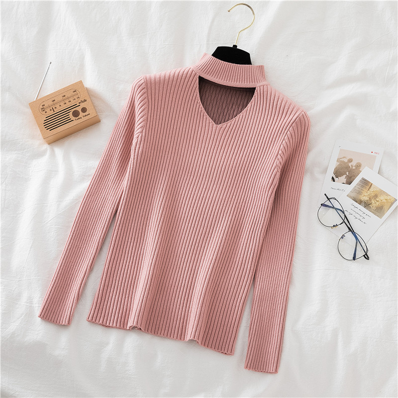 Autumn Winter Turtleneck Sweater Women Casual Long Sleeve Solid Knit Pullover Women Slim Jumper Sweater Female Knit Tops 201221