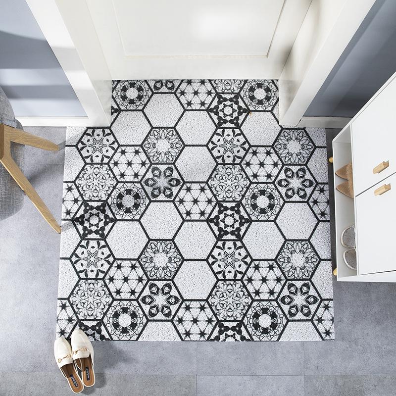 Nordic Home Entrance Doormat PVC Anti-Slip Floor Mat Bathroom Kitchen indoor Kitchen Bathroom Rug Doormat Dust Removal Carpet, A06
Nordic Home Entrance Doormat PVC Anti-Slip Floor Mat Bathroom Kitchen indoor Kitchen Bathroom Rug Doormat Dust Removal Carpet, A06