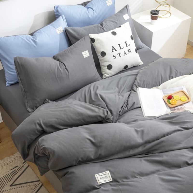 ADOREHOUSE Bedding Set 4PCS Simplicity Solid Home Bedding Washable Duvet Cover Soft Pillowcase Sheet Queen/King Home Textile
ADOREHOUSE Bedding Set 4PCS Simplicity Solid Home Bedding Washable Duvet Cover Soft Pillowcase Sheet Queen/King Home Textile