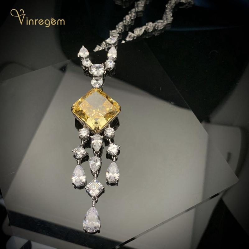 Vinregem 100% 925 Sterling Silver Moissanite Gemstone Diamonds Wedding Party Luxury Pendant Necklace Customized Fine Jewelry
Vinregem 100% 925 Sterling Silver Moissanite Gemstone Diamonds Wedding Party Luxury Pendant Necklace Customized Fine Jewelry