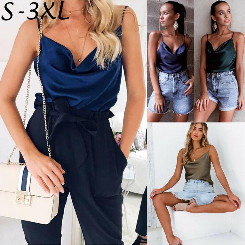 Women's Tanks & Camis Fashion Casual Solid Women Sleeveless Vest Loose Camisole V-Neck Tank Tops Chiffon Sexy, White
Women's Tanks & Camis Fashion Casual Solid Women Sleeveless Vest Loose Camisole V-Neck Tank Tops Chiffon Sexy, White