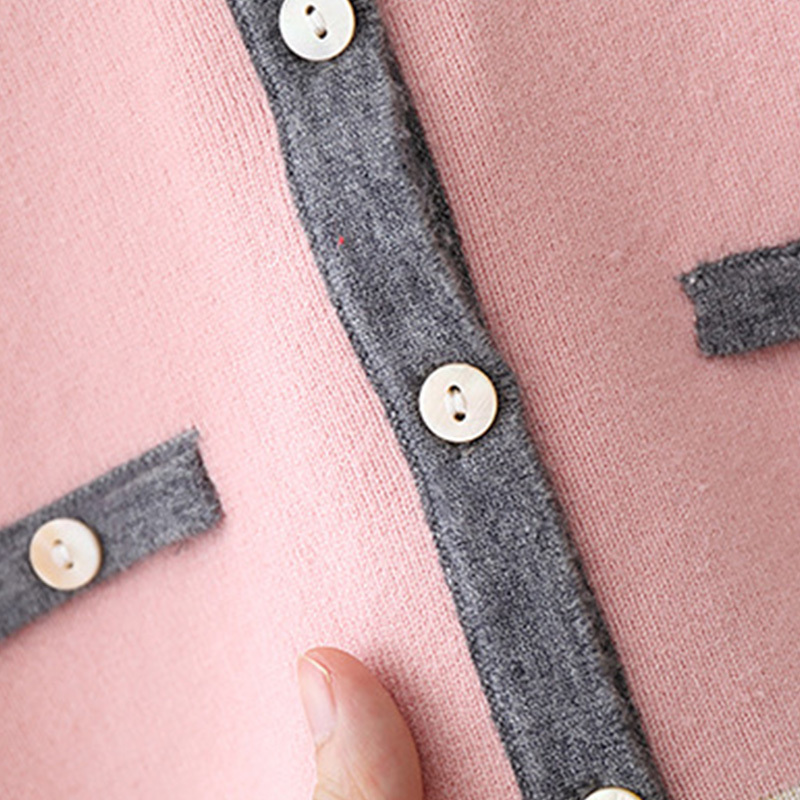 Humor Bear Girls Clothes Suit Autumn Winter New Doll Collar Girls Sweater+Pleated Skirt Sets Baby Kids Children Clothes For GirlX1019