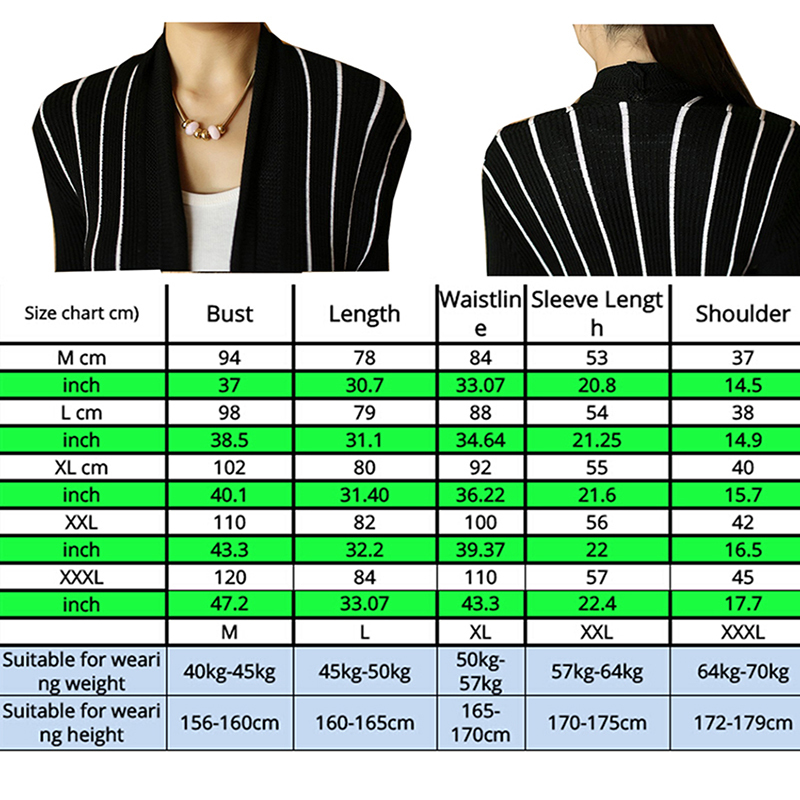 Large size women's Autumn knitted cardigan Sweater shawl Large size women Striped Long style Cardigan sweaters coat Female 201031