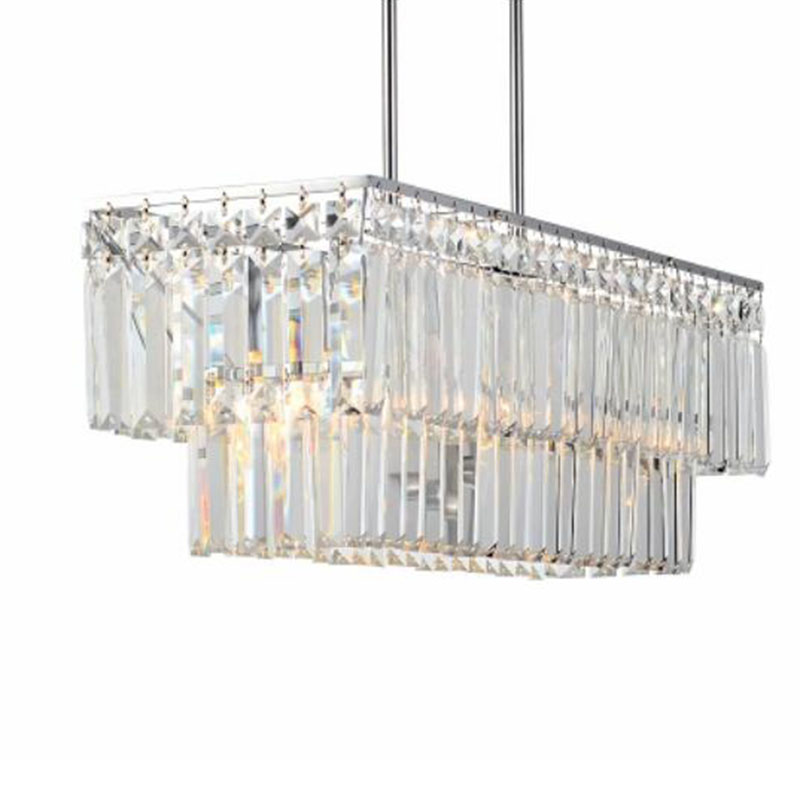 Luxury K9 rectangular crystal chandelier LED glow pendant lamp bedroom living room E14 Chandeliers luminaire paragraph room
Luxury K9 rectangular crystal chandelier LED glow pendant lamp bedroom living room E14 Chandeliers luminaire paragraph room