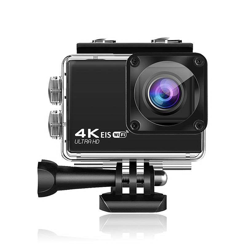 EIS Antishake H10 Action Camera Ultra HD 4K 60fps WiFi 20quot 170D Underwater Waterproof Cam Helmet Vedio go Sport pro Came1