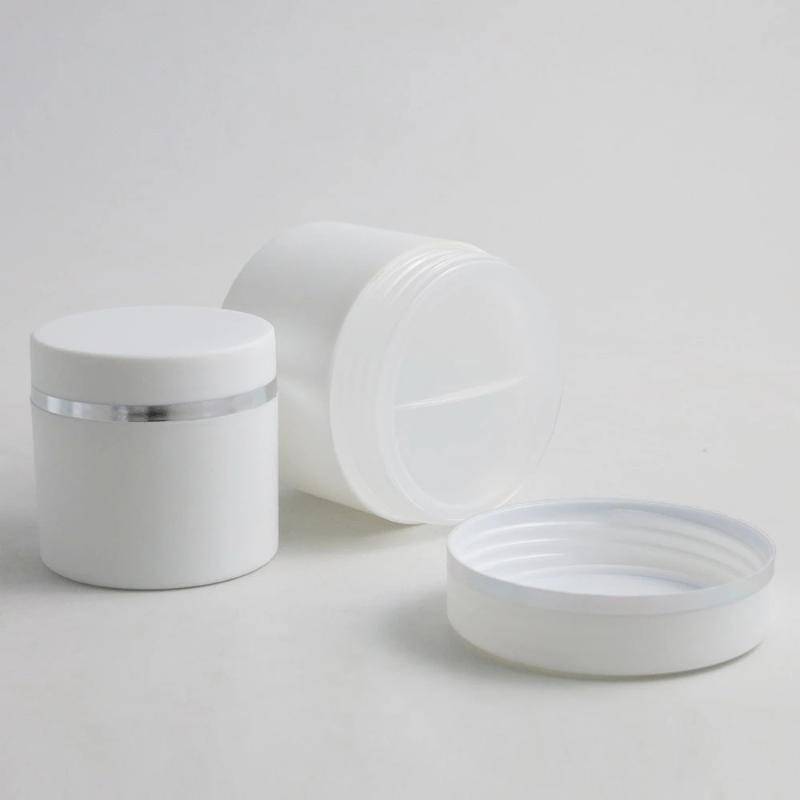 Free Shipping 10/18/40pcs 50ML/1.7OZ Empty Double Wall White Round Cream Jars Plastic Containers with Dome Lid
Free Shipping 10/18/40pcs 50ML/1.7OZ Empty Double Wall White Round Cream Jars Plastic Containers with Dome Lid