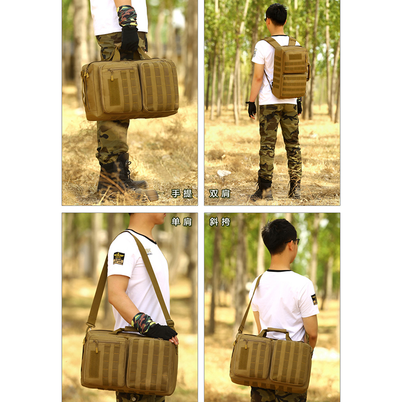 35L Portable Shoulder Cross-body Tactical Backpack Men Women Outdoor Sports Travel Laptop Bag Molle Military Backpack SHS417 Y200920