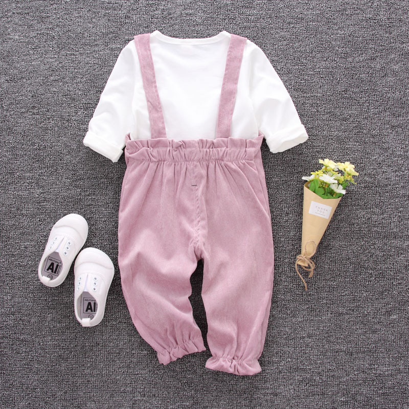 Spring Autumn Children Cotton Clothes Baby Boys T-shirt Pants 2Pcs/sets Infant Fashion Clothing Sets Toddler Cartoon TracksuitsX1019