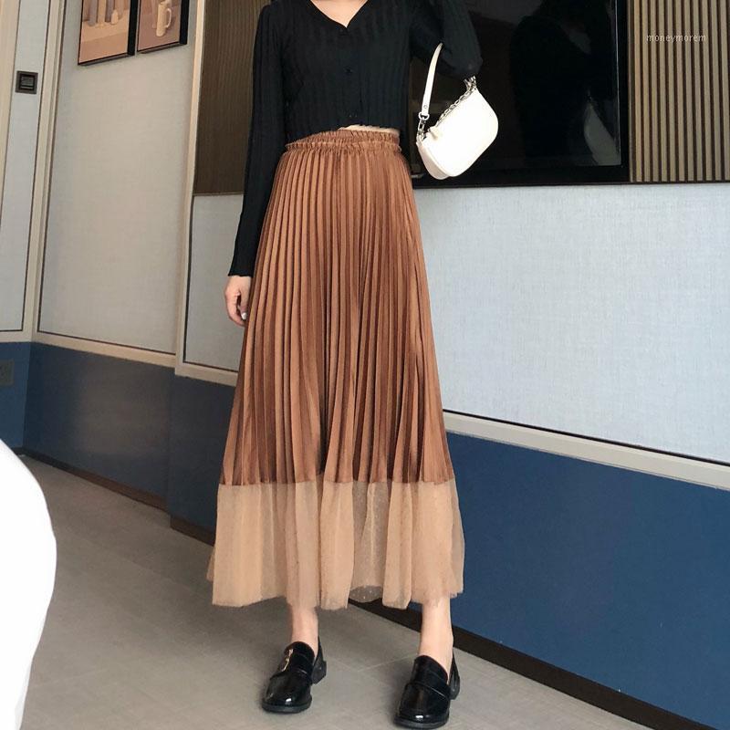 Real Shot 2020 Autumn New Fashion Women' Loose Casual Retro Mesh Stitching Thin Mid-Length A-Line High Waist Half-Length Skirt1, Black
Real Shot 2020 Autumn New Fashion Women' Loose Casual Retro Mesh Stitching Thin Mid-Length A-Line High Waist Half-Length Skirt1, Black
