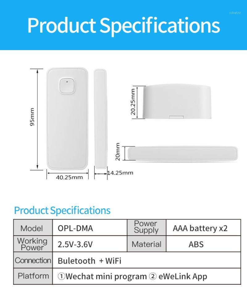 1/2 units eWeLink WiFi Door magnet Window Sensor Burglar Alarm APP Remote push siren Smart Open/Closed Detectors DIY smart house1
1/2 units eWeLink WiFi Door magnet Window Sensor Burglar Alarm APP Remote push siren Smart Open/Closed Detectors DIY smart house1