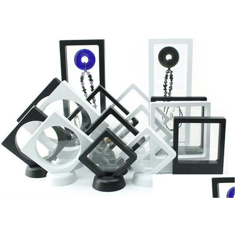 3D Floating Frame Jewelry Display Case Shadow Box With A Stand Picture Frame Rings Pendant Necklace Coins Medals Presentation Case 8Lbxd, Black
3D Floating Frame Jewelry Display Case Shadow Box With A Stand Picture Frame Rings Pendant Necklace Coins Medals Presentation Case 8Lbxd, Black