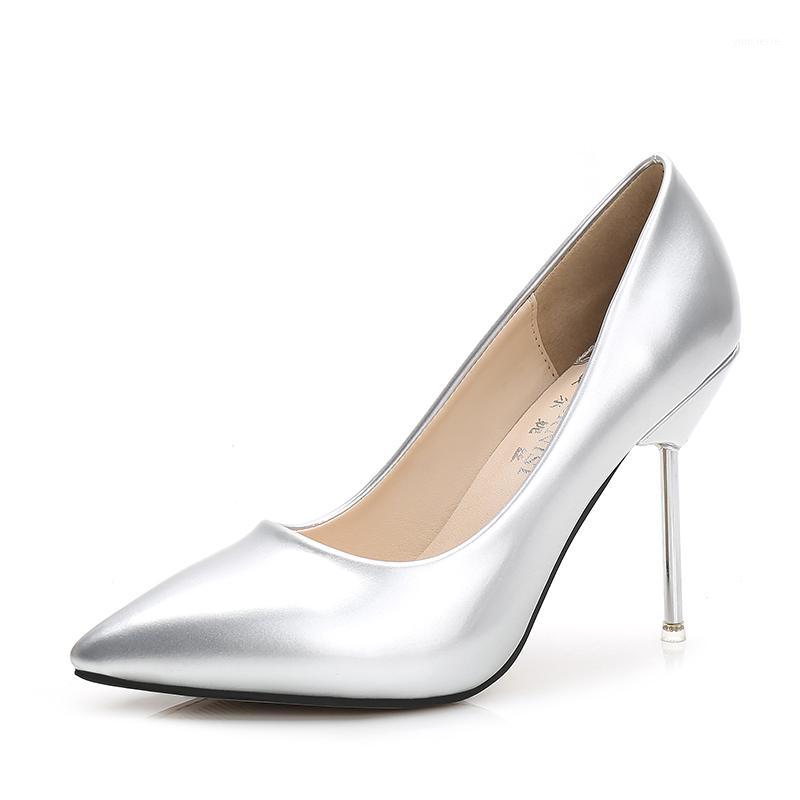 Elegant thin high heel pumps 10cm women shallow mouth shoes women shoes pointed toe wedding pump ladies size 35-441, Silver
Elegant thin high heel pumps 10cm women shallow mouth shoes women shoes pointed toe wedding pump ladies size 35-441, Silver