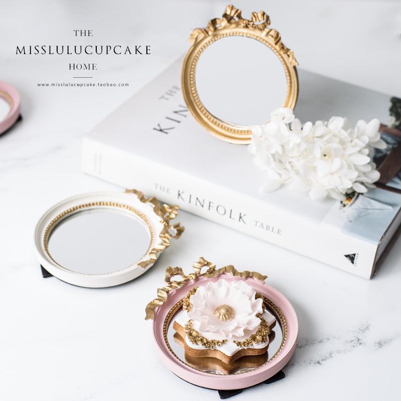 Other Bakeware Mini Cake Tray European Vintage Mirror Plate Gold/pink/white Calm Makeup Candy Bar Decoration Tool
Other Bakeware Mini Cake Tray European Vintage Mirror Plate Gold/pink/white Calm Makeup Candy Bar Decoration Tool