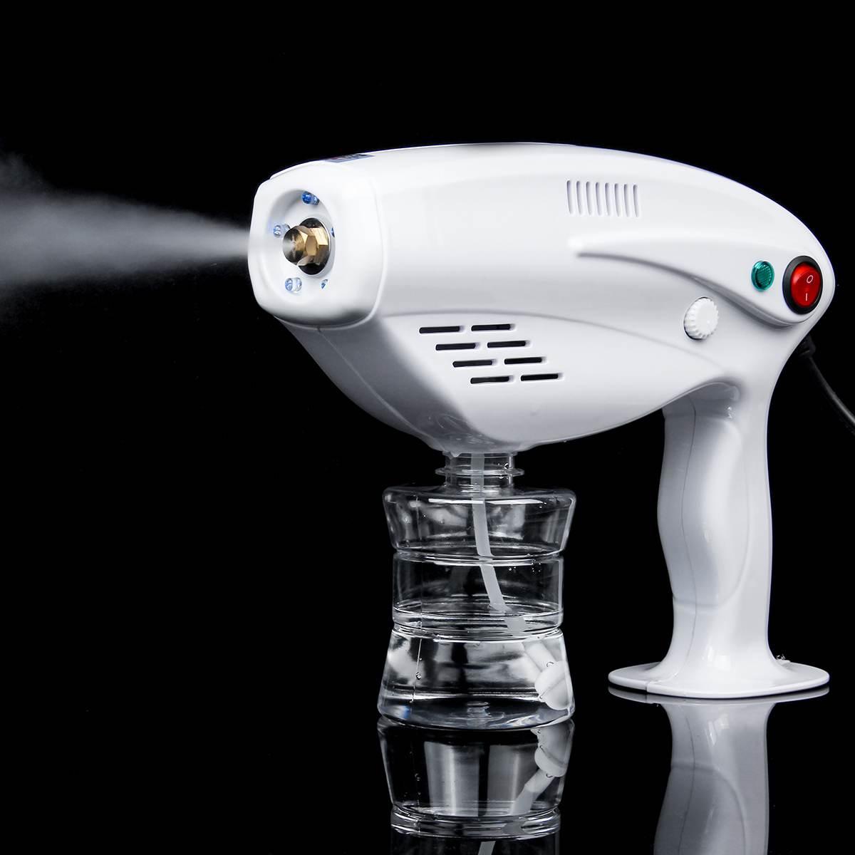 260ml Portable Facial Steamer Disinfection Blue Light Steam Spray Hair Spray Machine Aerosol Water Mist Trigger Sprayer