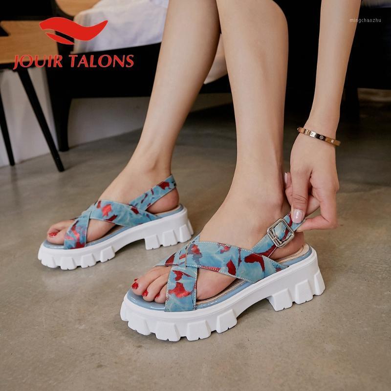 JOUIR TALONS 2020 Design Genuine Leather Women Sandals Wedges Platform Peep Toe Mixed Colors Pumps Summer Women Shoes1, Blue
JOUIR TALONS 2020 Design Genuine Leather Women Sandals Wedges Platform Peep Toe Mixed Colors Pumps Summer Women Shoes1, Blue