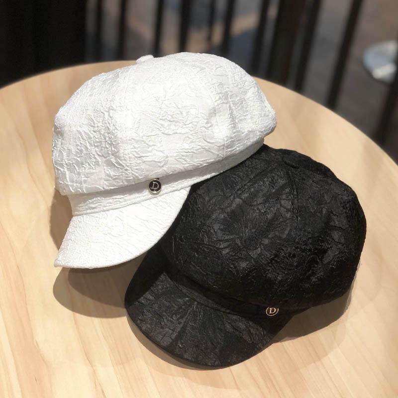Winter Hats For Women And Girls Fashion Newsboy Caps Casual Lace Berets Octagonal Hat Solid Painter Cap Bonnet, White
Winter Hats For Women And Girls Fashion Newsboy Caps Casual Lace Berets Octagonal Hat Solid Painter Cap Bonnet, White