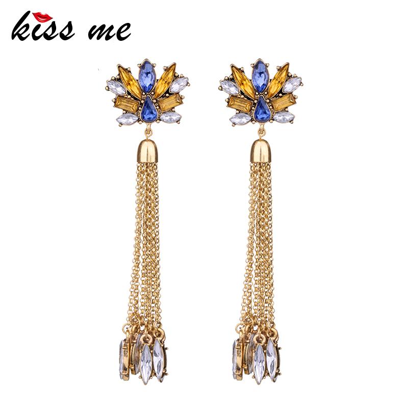 kissme 2020 New Long Tassel Earrings for Women New Fashion Mixed-Color Geometric Jewelry Accessory
kissme 2020 New Long Tassel Earrings for Women New Fashion Mixed-Color Geometric Jewelry Accessory