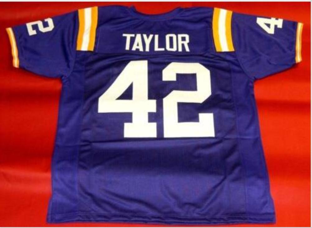 Custom Men Youth women Vintage #42 JIM TAYLOR CUSTOM STATE U TIGER Football Jersey size s-5XL or custom any name or number jersey, Purple youth s-xl
Custom Men Youth women Vintage #42 JIM TAYLOR CUSTOM STATE U TIGER Football Jersey size s-5XL or custom any name or number jersey, Purple youth s-xl