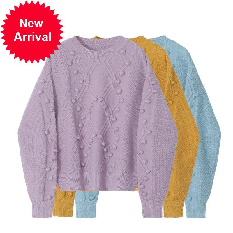 2021 New Autumn New The-neck Elegant Nightgown Sweet Lazy Female Sweater Retro Long Sleeve Soft Upper Mesh 2jdv, Sky blue
2021 New Autumn New The-neck Elegant Nightgown Sweet Lazy Female Sweater Retro Long Sleeve Soft Upper Mesh 2jdv, Sky blue