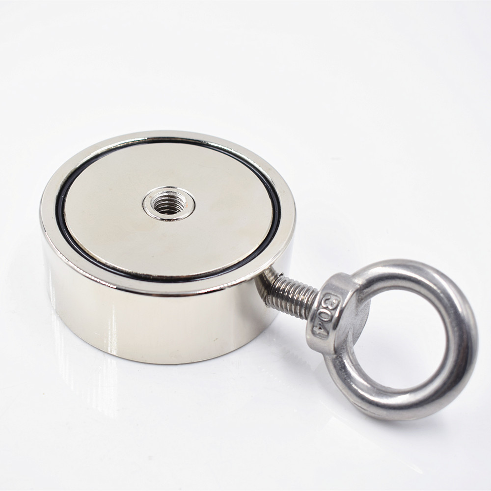 Heavy-Duty Magnetized Steel Cup Holder - Durable Neodymium Pull Magnet for Retrieving Up to 150KG