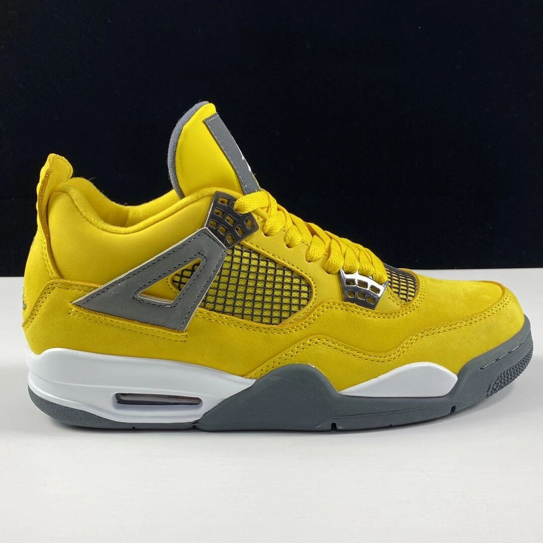 4j basketball shoes men athletic shoes 314254-702, Yellow