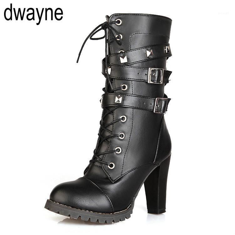 Ladies shoes Women boots High heels Platform Buckle Zipper Rivets Sapatos femininos Lace up Leather boots 34-43 869k1, Black
Ladies shoes Women boots High heels Platform Buckle Zipper Rivets Sapatos femininos Lace up Leather boots 34-43 869k1, Black