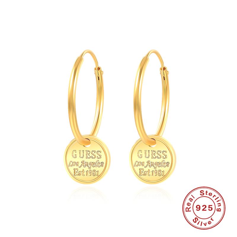 Hoop & Huggie Romad Circle Earrings For Women Sterling Silver 925 Jewelry Fashion Woman 17mm Fine Pendientes 2021 W5
Hoop & Huggie Romad Circle Earrings For Women Sterling Silver 925 Jewelry Fashion Woman 17mm Fine Pendientes 2021 W5