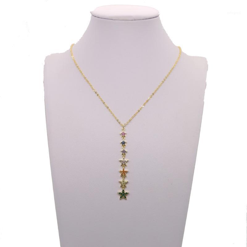 Chokers Design Y Style Long Necklace Gold Color Link Chain For Women With Seven Colorful Star Pendant Pave Shiny Cz Elegant Jewelry1
Chokers Design Y Style Long Necklace Gold Color Link Chain For Women With Seven Colorful Star Pendant Pave Shiny Cz Elegant Jewelry1