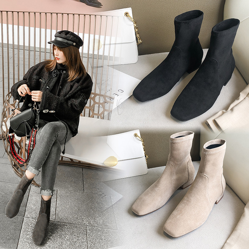 2021 Women Stretch Flannel Fall and Winter Velvet Thickening Ladies Elastic Women's Boots Fashion 2-color 00KQ, Apricot-velvet
2021 Women Stretch Flannel Fall and Winter Velvet Thickening Ladies Elastic Women's Boots Fashion 2-color 00KQ, Apricot-velvet