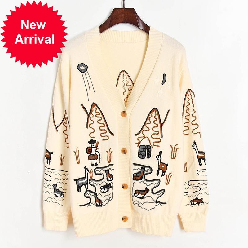 New Women 2021 Candy Embroidery Beautiful Animal From Animated Cartoons Long Sleeve Malory Shirt Sling Breasted Cardigan Winter 0IRU, Black
New Women 2021 Candy Embroidery Beautiful Animal From Animated Cartoons Long Sleeve Malory Shirt Sling Breasted Cardigan Winter 0IRU, Black