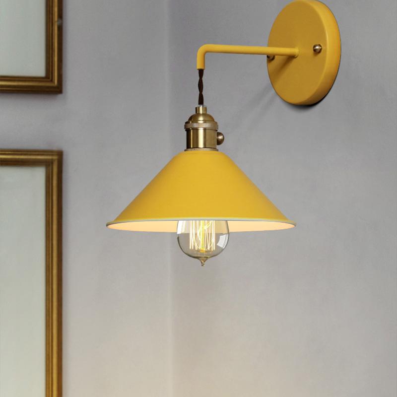 American wall lamp modern simple macaron with switch copper lamp holder industrial wind dormitory balcony bedroom bedside
American wall lamp modern simple macaron with switch copper lamp holder industrial wind dormitory balcony bedroom bedside
