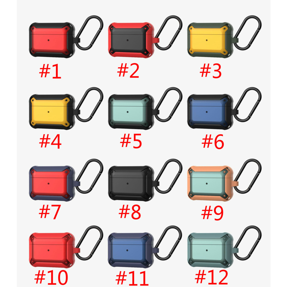For Airpods Pro Airpods 1/2 Protective Earphone Case Cover Set Shockproof Protector TPU+PC Material With Hook and Retail Package
For Airpods Pro Airpods 1/2 Protective Earphone Case Cover Set Shockproof Protector TPU+PC Material With Hook and Retail Package