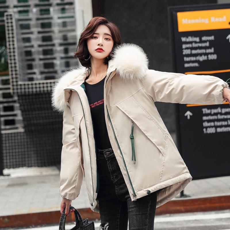 Women Winter Thick Warm Parkas 2020 Fashion Short Down Cotton Jacket Coats Big Fur Collar Zipper Padded Cold Outwear, Beige
Women Winter Thick Warm Parkas 2020 Fashion Short Down Cotton Jacket Coats Big Fur Collar Zipper Padded Cold Outwear, Beige