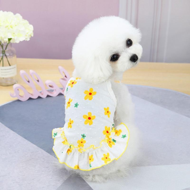 Dog Apparel Flower Dress Summer Pet Clothes Puppy Vest Princess Style T-Shirt Wedding Dresses Chihuahua Clothing Costumes #7
Dog Apparel Flower Dress Summer Pet Clothes Puppy Vest Princess Style T-Shirt Wedding Dresses Chihuahua Clothing Costumes #7