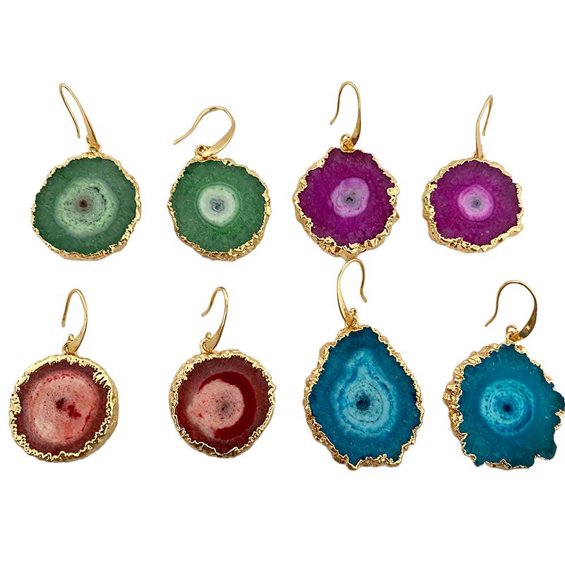 Dangle & Chandelier Unique Handmade Sunflower Stone Geometric Earrings Flower Druzy Simple Daisy Jewelry Gifts For Women Girls, Silver
Dangle & Chandelier Unique Handmade Sunflower Stone Geometric Earrings Flower Druzy Simple Daisy Jewelry Gifts For Women Girls, Silver