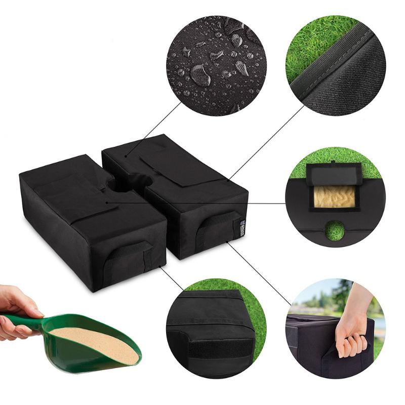1 Pair Weight Sand Bags Tent Leg Weighted Canopy Foot Umbrella Stand For Outdoor Sun Shelter multi-purpose Portable Accessories
1 Pair Weight Sand Bags Tent Leg Weighted Canopy Foot Umbrella Stand For Outdoor Sun Shelter multi-purpose Portable Accessories
