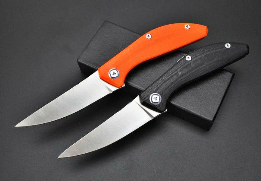 high quality Shirogorov bearhead D2 satin G10 handle 58-60HRC folding knife camping survival knife a1640
high quality Shirogorov bearhead D2 satin G10 handle 58-60HRC folding knife camping survival knife a1640