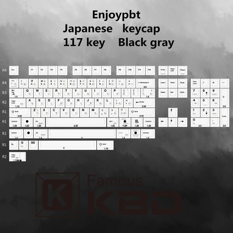 Enjoypbt keycap Japanese 117 key PBT material heat sublimation process black gray cherry height1
Enjoypbt keycap Japanese 117 key PBT material heat sublimation process black gray cherry height1