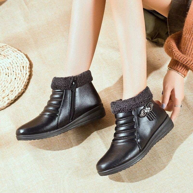 Shoes Woman Retro Styles Female Shoes Comfortable Casual Ankle Boots Non-Slip Women's Winter Boots Plus Size Botas Mujer #UT4q, Black
Shoes Woman Retro Styles Female Shoes Comfortable Casual Ankle Boots Non-Slip Women's Winter Boots Plus Size Botas Mujer #UT4q, Black