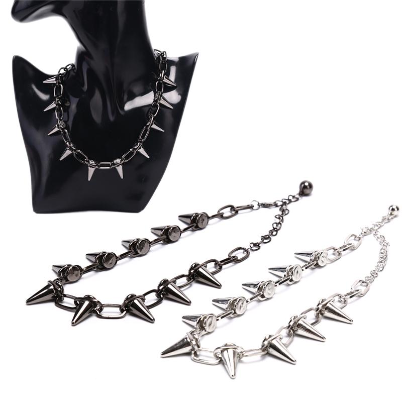 1Pc Rivets CBB Material Chokers Punk Goth Handmade Choker Necklace Spike Rivet Necklace Rock Gothic Chocker
1Pc Rivets CBB Material Chokers Punk Goth Handmade Choker Necklace Spike Rivet Necklace Rock Gothic Chocker